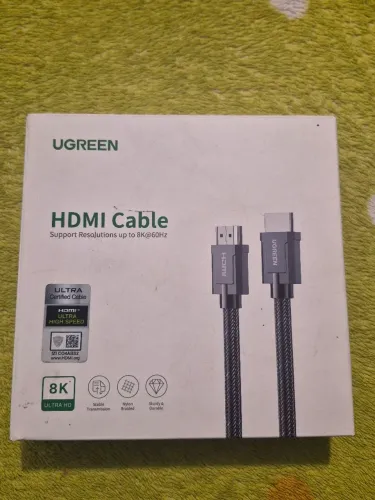Cabo Hdmi 8k 5 Metros Ugreen Nylon Trançado