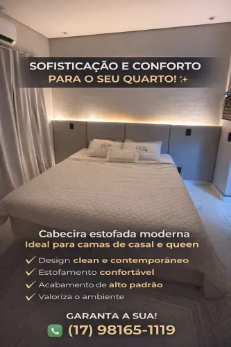 Cabeceira sobre medida