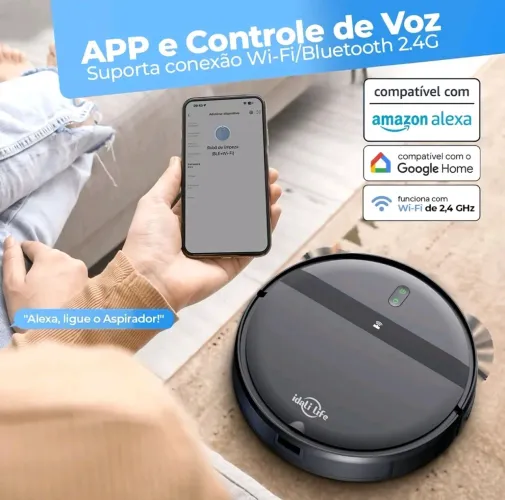 Aspirador Robô Idali Life - Pouquíssimo uso