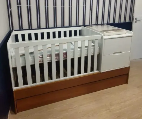 Berço multifuncional- 3 em 1 COM COLCHÃO 