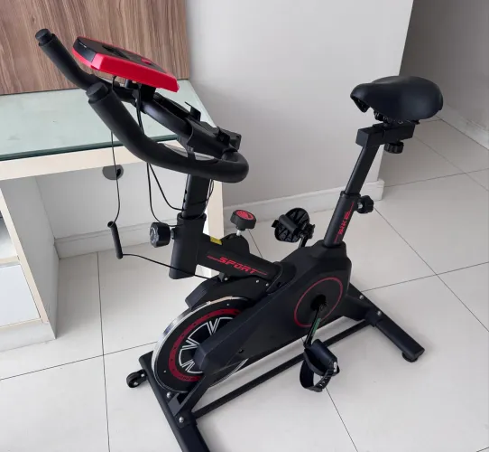 Bicicleta Bike Ergometrica Spinning Academia Fitness Profissional 120kg