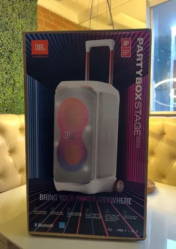 JBL PARTYBOX 320 BRANCA (LACRADA) - OPORTUNIDADE EXCLUSIVA!!