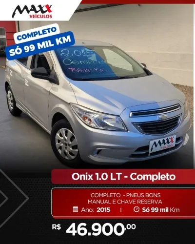 Chevrolet Onix Hatch LT 1.0 8V Flex Power Mec. 4P 2015