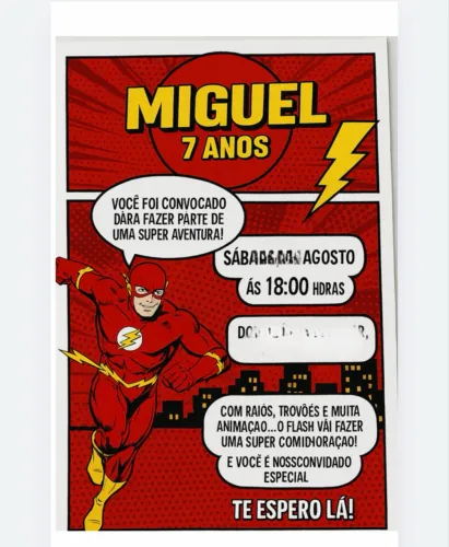 Convite digital aniversário infantil festa