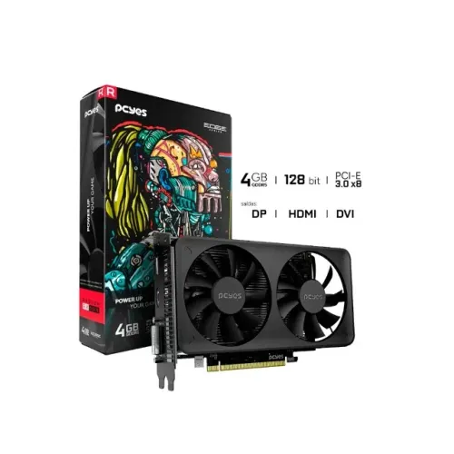 Placa de Video RX 550 4GB GDDR5 128 Bits Dual-Fan