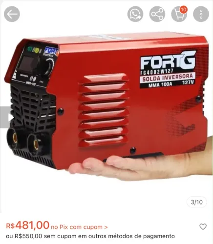 Máquina de solda inversora