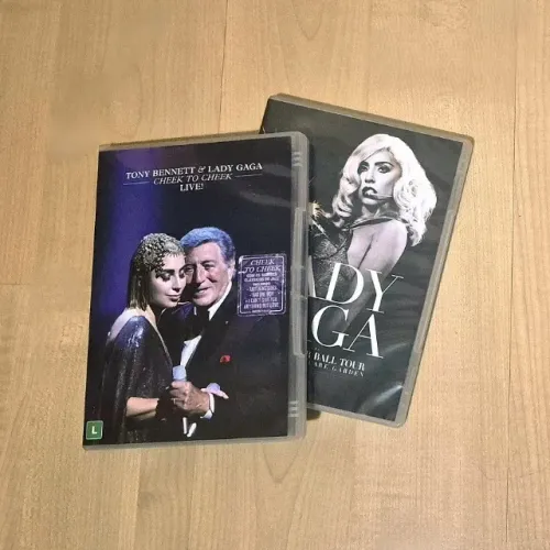 DVDs Lady Gaga Cheek to Cheek Live e DVD The Monster Ball Tour Nacional