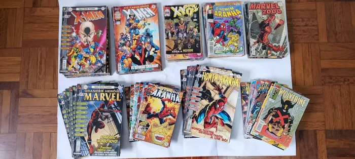 Gibi Quadrinhos X-Men Homem Aranha Wolverine