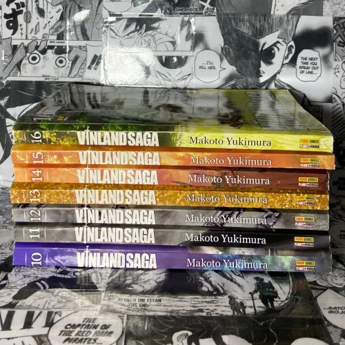Mangá Vinland Saga Panini 10 ao 16