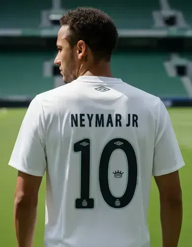 Camisa Santos Neymar I 2025/26 - Torcedor Masculina