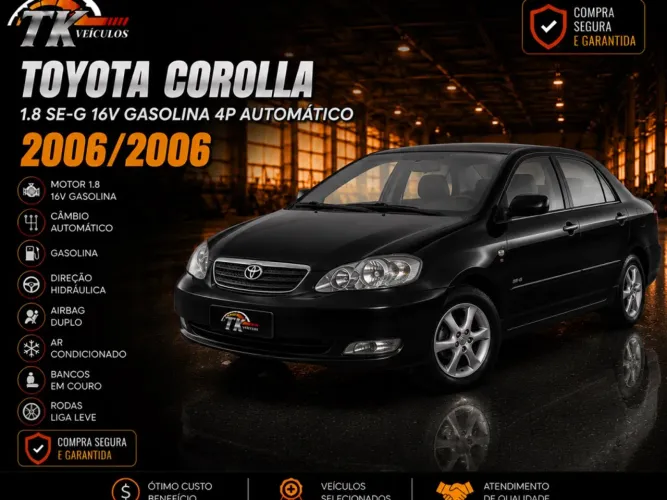 Toyota Corolla XLI 1.8/1.8 Flex 16V Aut. 2006