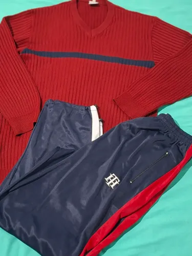 Casaco + calça tm gg.