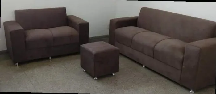 Sofá 2 e 3 pessoas Suede de qualidade D33 De alta qualidade Confortável Promoção