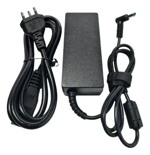 Fonte 19.5v Compativel Com Fonte Hp Tpn-ca14 45w 4.5 X 3 Mm Preto