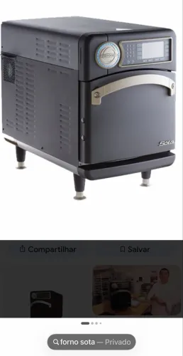 Forno turbo chef sota