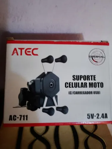 Suporte Celular de Moto - Com Carregamento USB