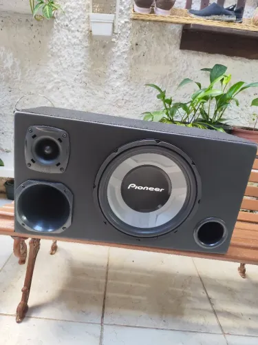 Caixa trio Pioneer sub 12