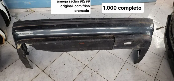 PARACHOQUE TRASEIRO GM OMEGA 92/99 ORIGINAL C/FRISO