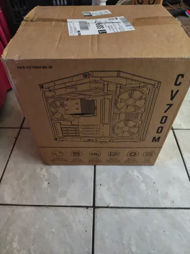 Gabinete Mancer CV700M 2 fans Rgb Novo Sem Uso !