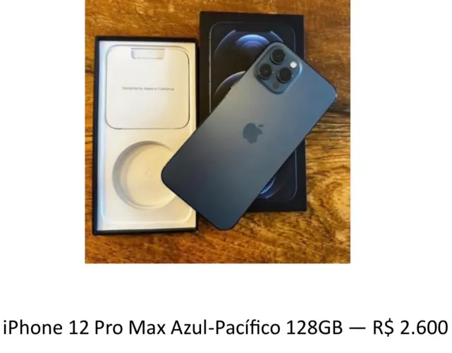 iPhone 12 Pro max 128 gigas