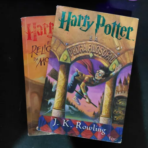 Harry potter e a Pedra filosofal e Às relíquias da morte