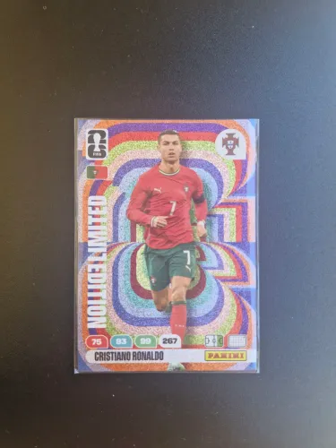 Card Cristiano Ronaldo Limited Edition Europeu - Adrenalyn Panini Copa 2026