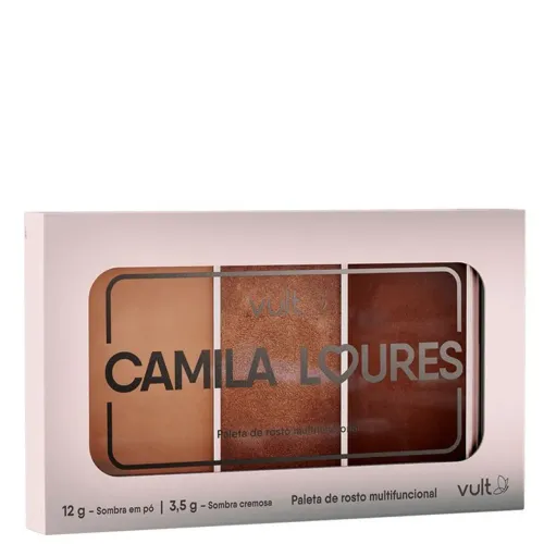 Paleta de Rosto Multifuncional 3 cores