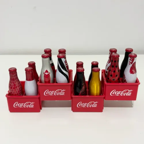 Coleção mini garrafinhas Coca Cola - (completa)