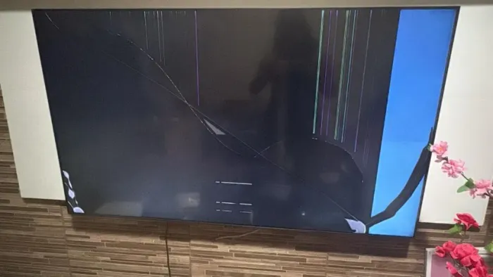 Smart TV Samsung 50 Pol 4K Crystal UHD Com Defeito