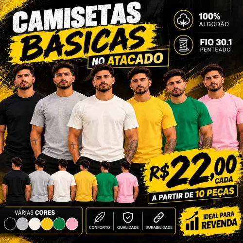 Camisas atacado