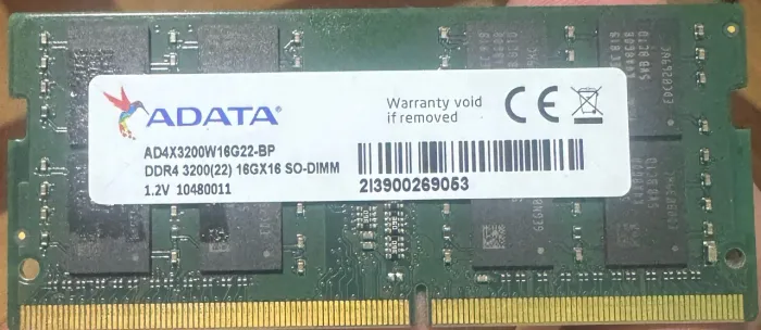 Memória RAM DDR 4 notebook 