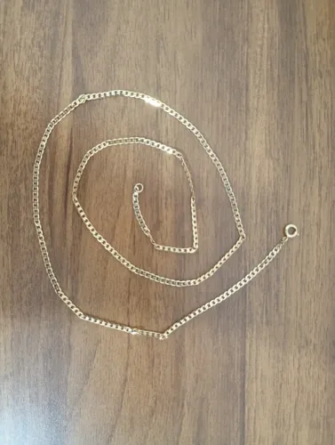 Corrente banhada a ouro 59cm