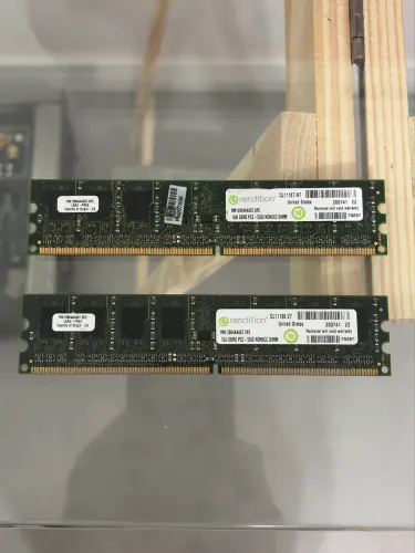 memória 1gb ddr2 667mhz