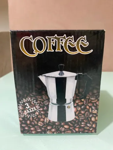 Cafeteira Italiana Moka 3 Xícaras Alumínio Nova