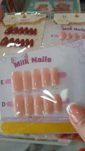 Unhas francesinhas prontas. Palitos de mimo parceria Milk Nails com Nick Tick