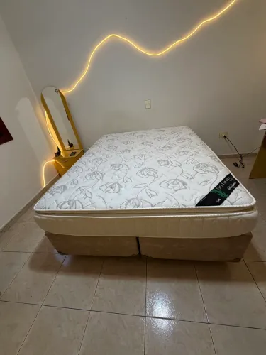 Cama Box Queen Americanflex Bio Bambu Multi 1,58x1,98 - Excelente Estado