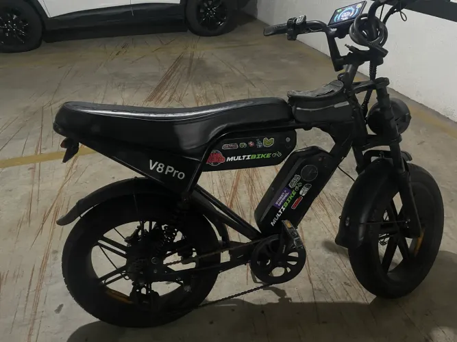 Bike eletrica v8 pro ouxi 2 baterias