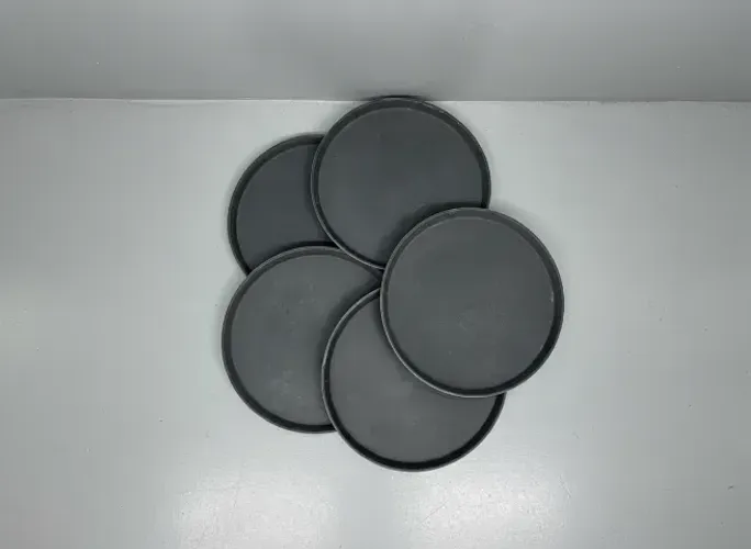 Kit 5 Bandejas de Serviço Emborrachadas | Perfeito Estado |