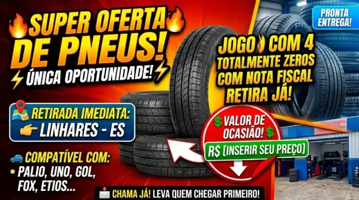Jogo com 4 Pneus Itaro NOVOS Aro 14 MH01 175/65R14 86T XL