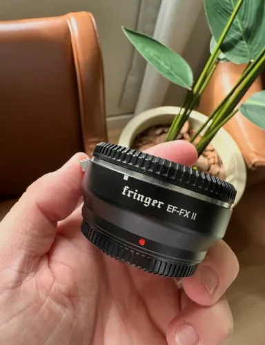 Adaptador Fringer Lente Canon para corpo Fujifilm