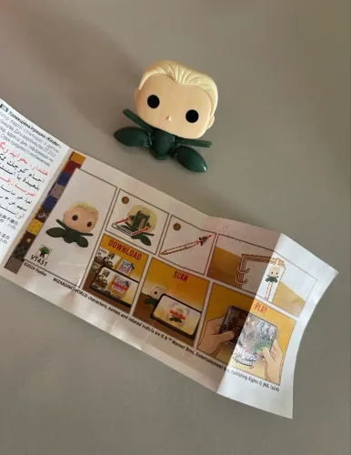 Coleção kinder joy Harry Potter quadribol Draco