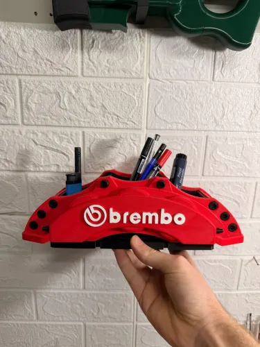 Porta caneta e objetos - Organizador de mesa Pinça de freio BREMBO