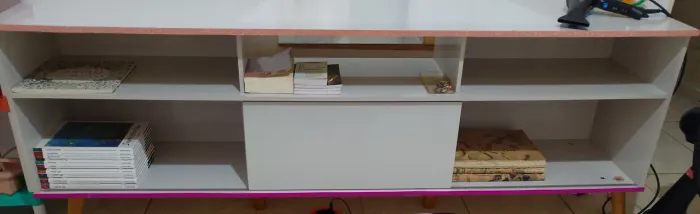 rack branco tv 70 polegadas