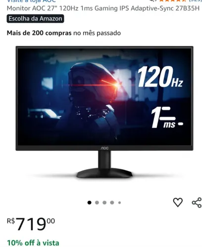 Monitor gamer Aoc
