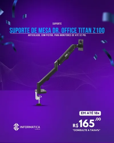 SUPORTE DE MESA DR OFFICE TITAN Z100 