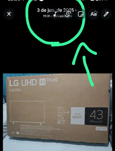 Vendo tv LG nova acompanha antena e suporte