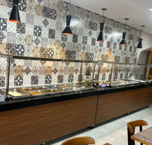 Buffet self service Pistas quentes e frias 