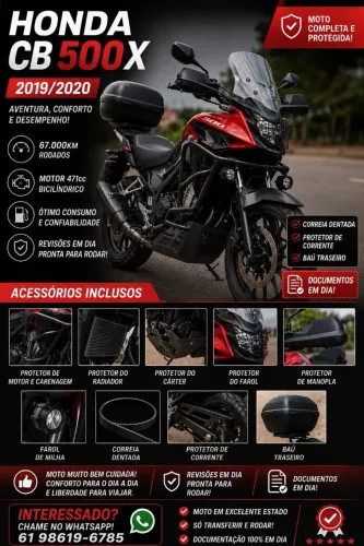 CB500X - ÚNICO DONO