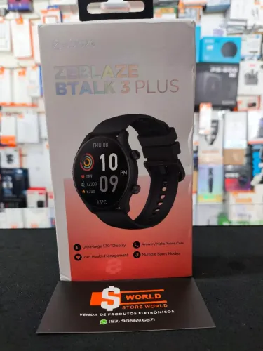 Relógio Inteligente Zeblaze Btalk 3 Plus Original - Pronta entrega. Loja Store World