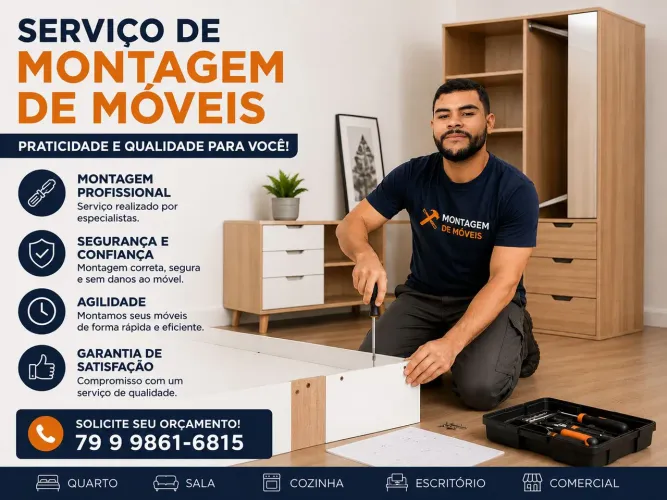 Montagem de móveis e pequenas manutenção